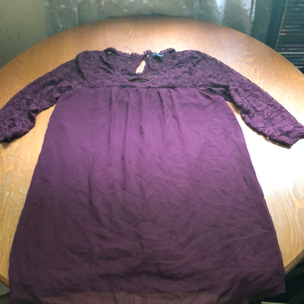 Deep purple blouse